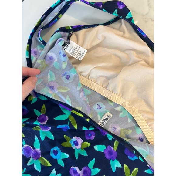 Basic Editions vintage floral one piece size 14 - Picture 5 of 8